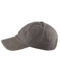 D&Y Unisex Snow Washed Distressed Cotton Twill Precurved Bill Baseball Cap