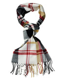 D&Y Unisex Classic Softer Than Cashmere Plaid Fringe End Scarf