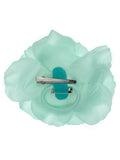 Women's Multifunction Rose Flower Sheer Petal Brooch Pin Hair Tie Clip By The Dozen