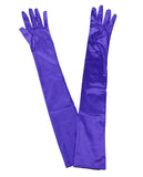 NYFASHION101 Women's Classic Long Opera Length Satin Gloves 16BL