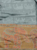 NYFASHION101 Women's Large Soft Embroidered Elephant Scarf Shawl Wrap