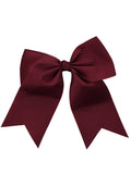 NYFASHION101 Women's Girls' Smooth Grosgrain Ribbon Bow Alligator Clip