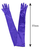 NYFASHION101 Women's Classic Long Opera Length Satin Gloves 16BL