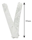 NYFASHION101 Women's Classic Long Opera Length Satin Gloves 16BL
