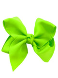 NYFASHION101 Toddlers' Girls' Smooth Grosgrain Ribbon Bow Alligator Clip