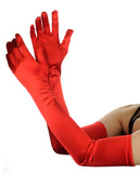 NYFASHION101 Women's Classic Long Opera Length Satin Gloves 16BL