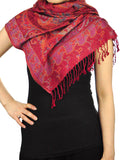 NYFASHION101 Women's Large Soft Paisley Floral Pattern Scarf Shawl Wrap