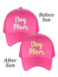 C.C Ponycap Color Changing Embroidered Quote Adjustable Trucker Baseball Cap, Dog Mom