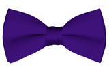 NYFASHION101 Men's Solid Color Adjustable Pre-Tied Bow Tie