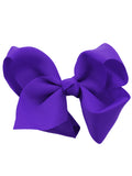 NYFASHION101 Toddlers' Girls' Smooth Grosgrain Ribbon Bow Alligator Clip
