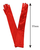 NYFASHION101 Women's Classic Long Opera Length Satin Gloves 16BL