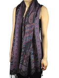 NYFASHION101 Women's Large Soft Paisley Floral Pattern Scarf Shawl Wrap