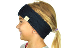 C.C Children's Kids' Warm Cable Knit Fuzzy Lined Ear Warmer Headband