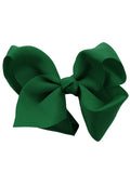 NYFASHION101 Toddlers' Girls' Smooth Grosgrain Ribbon Bow Alligator Clip