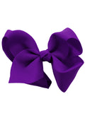 NYFASHION101 Toddlers' Girls' Smooth Grosgrain Ribbon Bow Alligator Clip