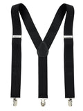 NYFASHION101 Men's Elastic Adjustable Trouser Braces Y Back Suspenders