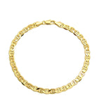Women's 5mm 10" Mariner Chain Anklet in Gold-Tone