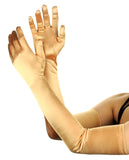 NYFASHION101 Women's Classic Long Opera Length Satin Gloves 16BL