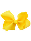 NYFASHION101 Toddlers' Girls' Smooth Grosgrain Ribbon Bow Alligator Clip