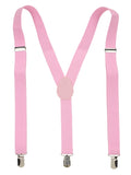 NYFASHION101 Men's Elastic Adjustable Trouser Braces Y Back Suspenders