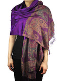 NYFASHION101 Women's Large Soft Embroidered Elephant Scarf Shawl Wrap