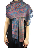 NYFASHION101 Women's Large Soft Paisley Floral Pattern Scarf Shawl Wrap