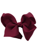 NYFASHION101 Toddlers' Girls' Smooth Grosgrain Ribbon Bow Alligator Clip
