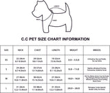 C.C Pet Solid Ribbed Cable Knit Pullover Winter Clothes Dog Sweater