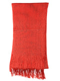 NYFASHION101 Fashionable Sparkly Glitter Thread Lightweight Tassel Scarf