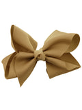 NYFASHION101 Toddlers' Girls' Smooth Grosgrain Ribbon Bow Alligator Clip