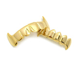 Hip Hop Rapper's Style Dental Grillz Set in Gold-Tone, GL3G