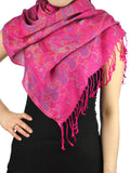 NYFASHION101 Women's Large Soft Paisley Floral Pattern Scarf Shawl Wrap