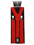 NYFASHION101 Men's Elastic Adjustable Trouser Braces Y Back Suspenders