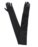 NYFASHION101 Women's Classic Long Opera Length Satin Gloves 16BL