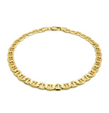 Women's 5mm 10" Mariner Chain Anklet in Gold-Tone