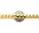 Gold-Tone 9.5mm Miami Cuban Chain Necklace w/ Lobster Clasp
