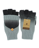 NYfashion101 Exclusive Unisex Two Tone Convertible Flip Glove Mittens