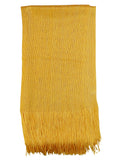 NYFASHION101 Fashionable Sparkly Glitter Thread Lightweight Tassel Scarf