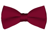 NYFASHION101 Men's Solid Color Adjustable Pre-Tied Bow Tie