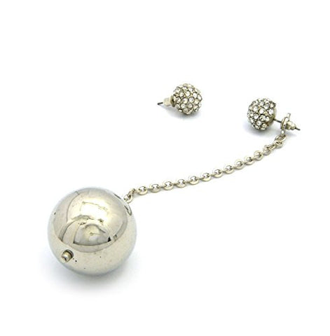 Encrusted Ball Stud Earrings