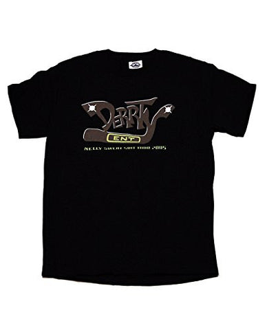 NYfashion101 Men's Derrty Brown Logo Nelly Sweat Suit Tour Short Sleeve Shirt