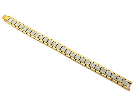 Square Block Watch Band Style Link Bracelet