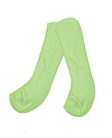 NYfashion101 Womens Solid Shoe Liner No show Socks Bright Colors