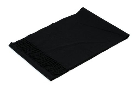 Unisex Cashmere Solid Scarf