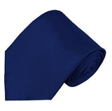 Mens Solid Color Silk Tie