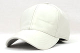 Unisex Adjustable Genuine Leather Baseball Cap Hat