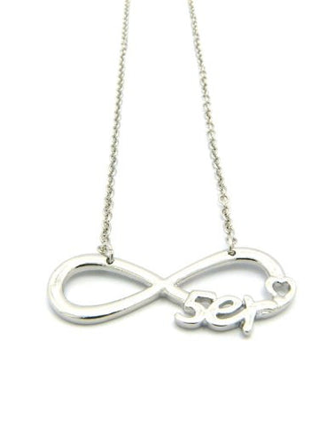 5er Heart Infinity Loop Necklace