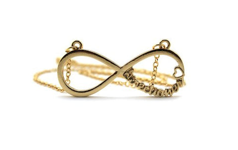 Directioner&reg; Fans Polished Infinity Heart Pendant Necklace in Gold-Tone XHC19G