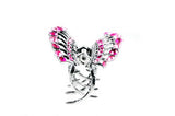 Womens Rhinestone Metal Claw Hair Clip Antique Silver IMC2043