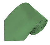 Mens Solid Color Silk Tie